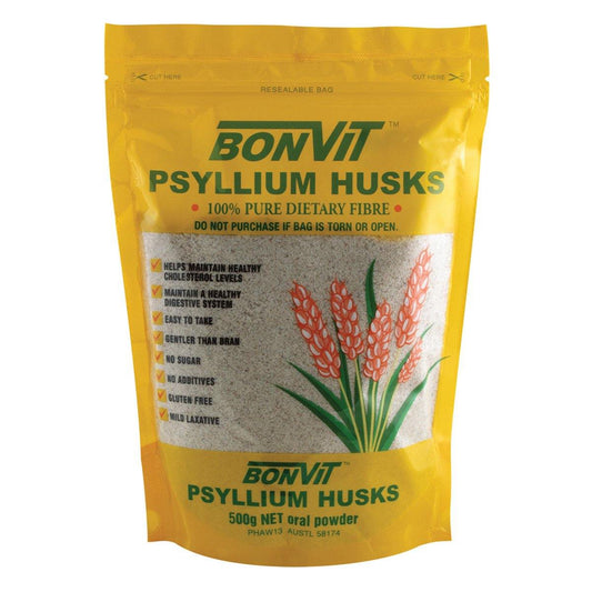 Bonvit Psyllium Husks 500g - QVM Vitamins™