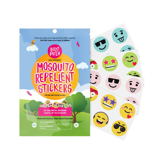 BuzzPatch Mosquito Repellent Patches x 24 Pack - QVM Vitamins™