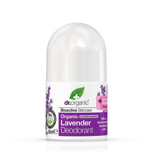 Dr Organic Lavender Deodorant Roll-on 50ml - QVM Vitamins™