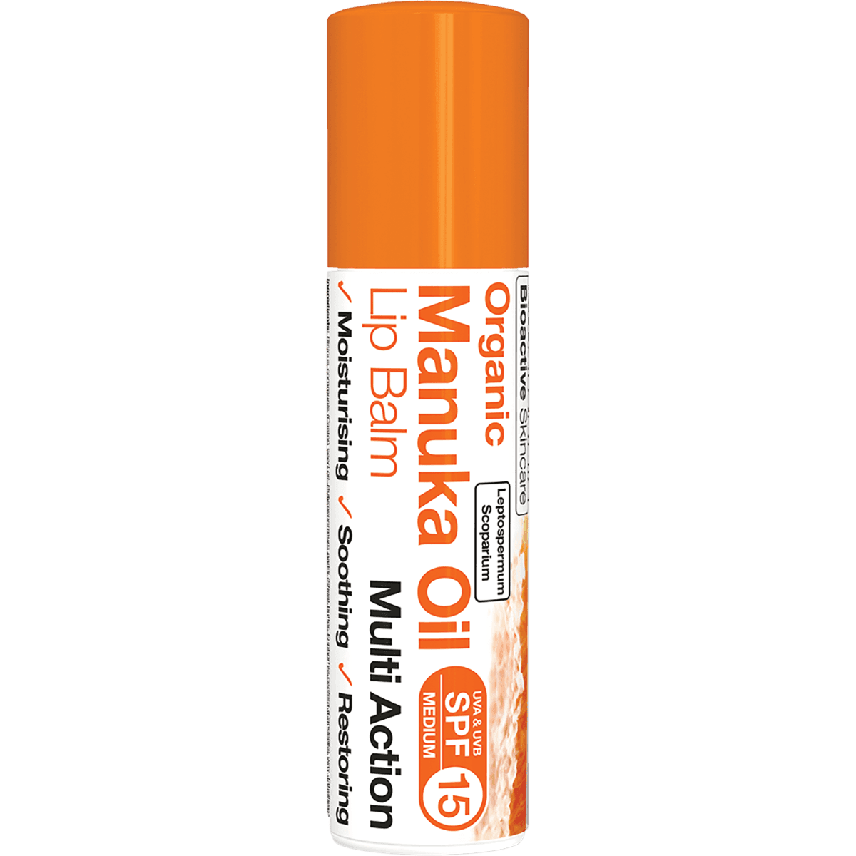 Dr Organic Lip Balm Manuka Honey SPF15 5.7ml - QVM Vitamins™
