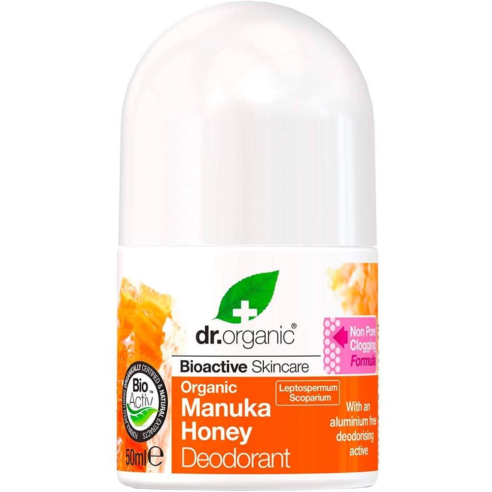 Dr Organic Manuka Honey Deodorant Roll-on 50ml - QVM Vitamins™