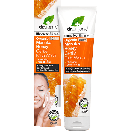 Dr Organic Manuka Honey Face Wash 150ml - QVM Vitamins™
