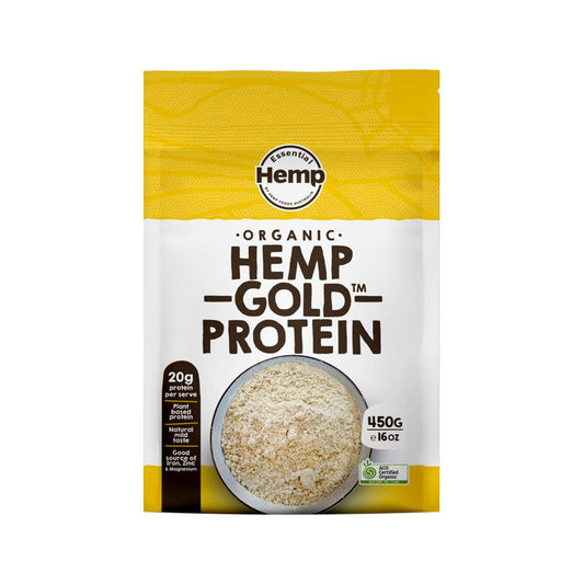 Essential Hemp Organic Hemp Gold Protein Powder 450g - QVM Vitamins™