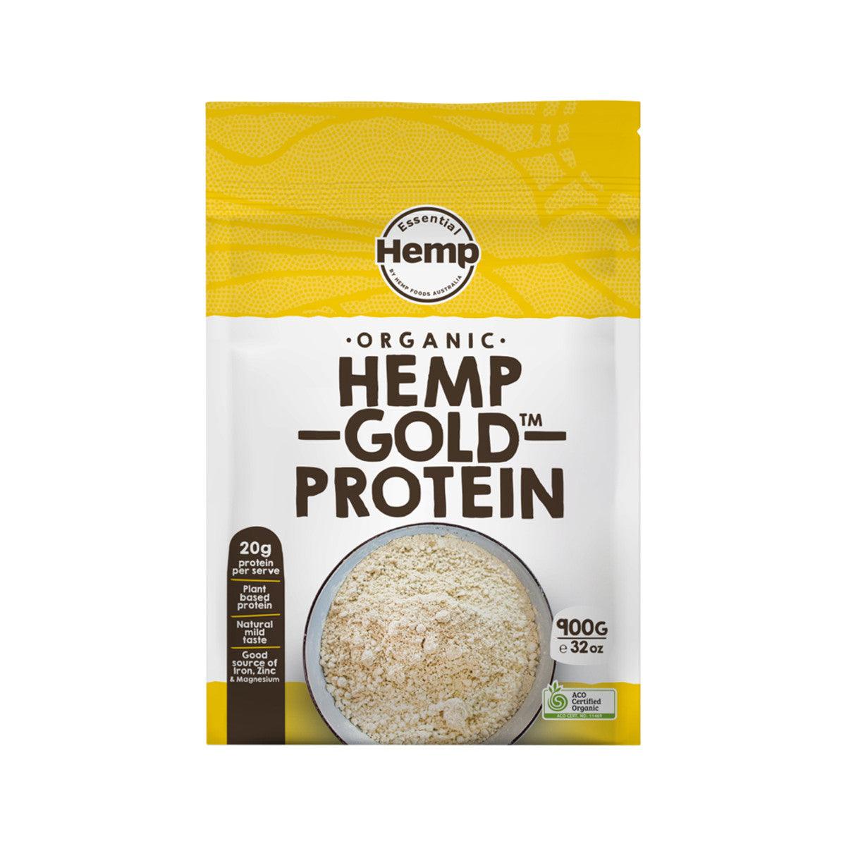 Essential Hemp Organic Hemp Protein Powder 900g - QVM Vitamins™