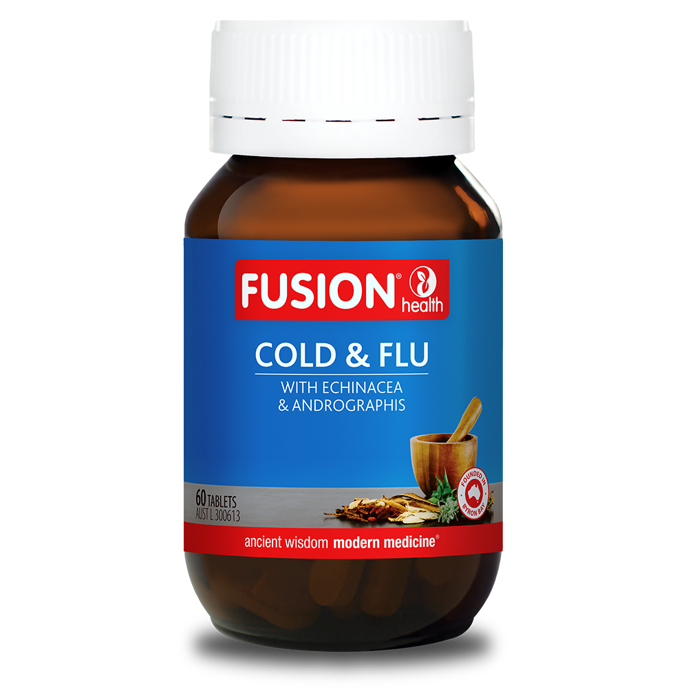 Fusion Health Cold and Flu 60 Tablets - QVM Vitamins™