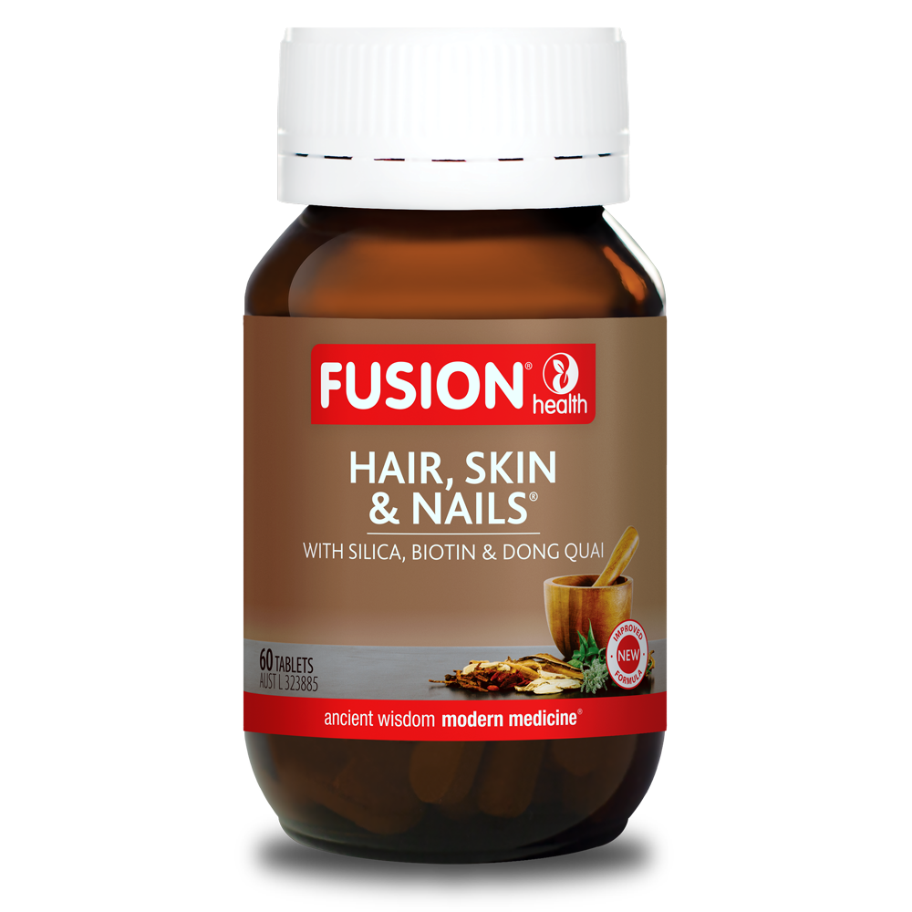 Fusion Health Hair, Skin and Nails 60 Tablets - QVM Vitamins™
