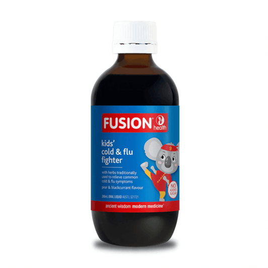 Fusion Health Kids Cold and Flu Fighter 200mL - QVM Vitamins™