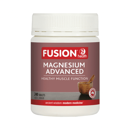 Fusion Health Magnesium Advanced 240 Tablets - QVM Vitamins™