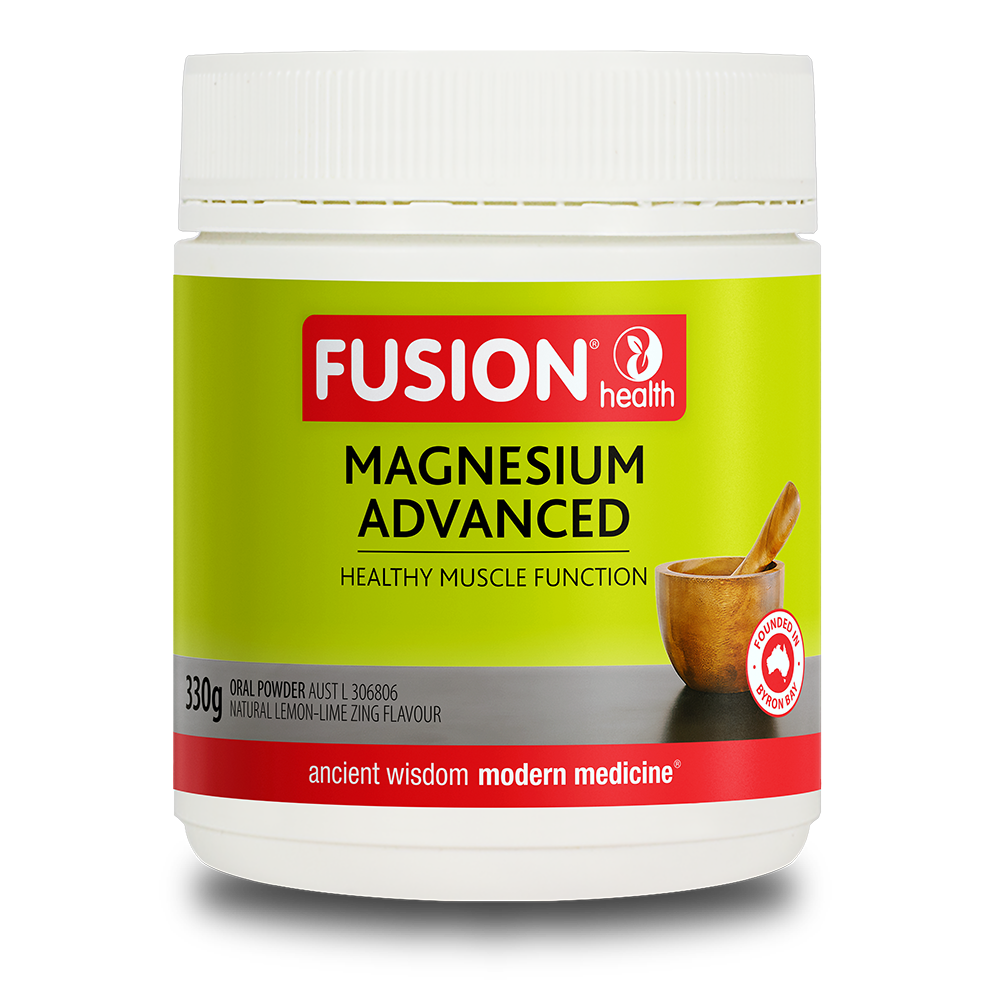 Fusion Health Magnesium Advanced Powder (Lemon Lime) 330g - QVM Vitamins™