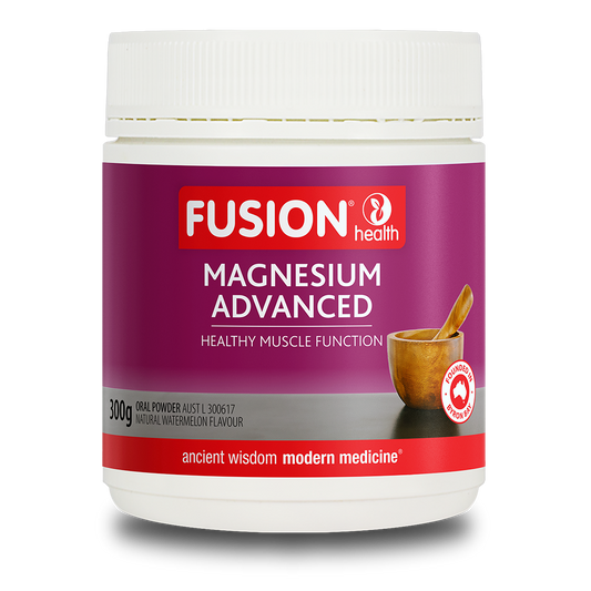 Fusion Health Magnesium Advanced Powder (Watermelon) 300g - QVM Vitamins™