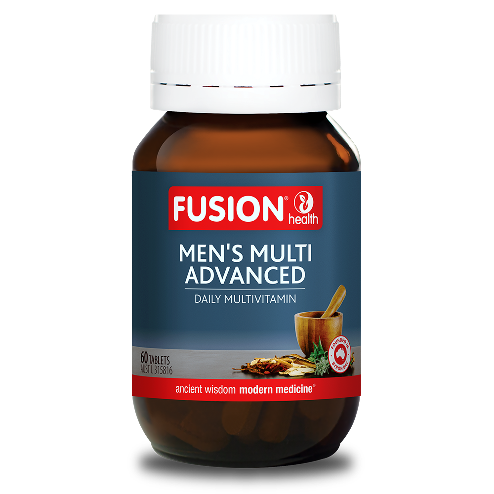 Fusion Health Men’s Multi Advanced 60 Tablets - QVM Vitamins™