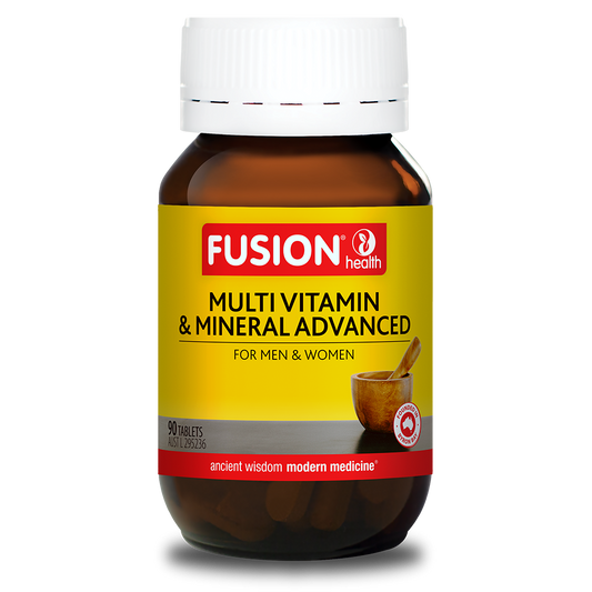 Fusion Health Multi Vitamin and Mineral Advanced 90 Tablets - QVM Vitamins™