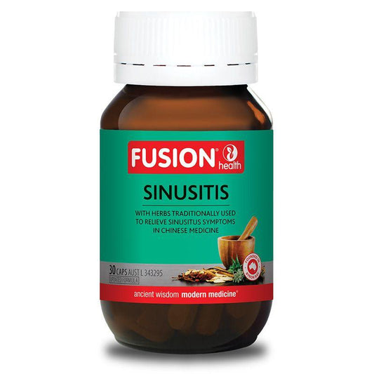 Fusion Health Sinusitis 30 Capsules - QVM Vitamins™
