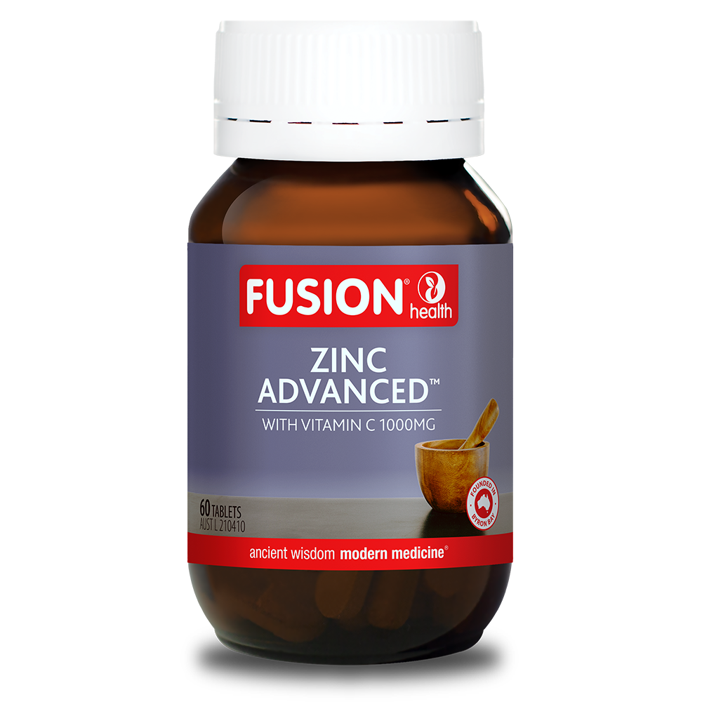 Fusion Health Zinc Advanced 60 Tablets - QVM Vitamins™