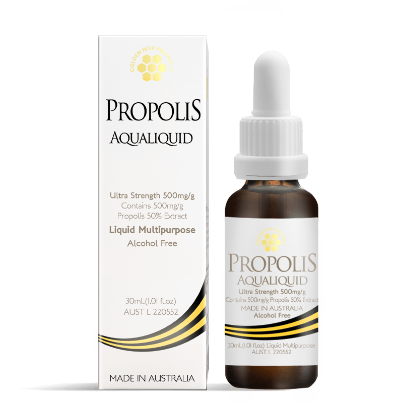 Golden Hive Propolis Aqualiquid 30ml - QVM Vitamins™
