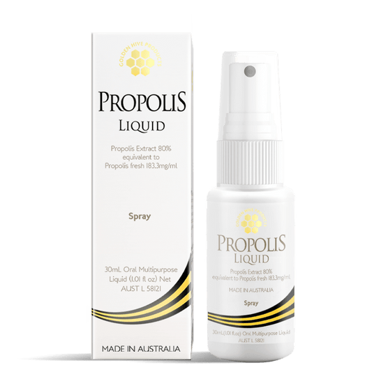 Golden Hive Propolis Liquid Spray 30ml - QVM Vitamins™