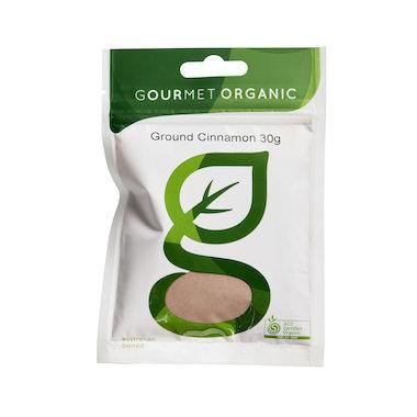 Gourmet Organic Herb Cinnamon Ground 30g - QVM Vitamins™