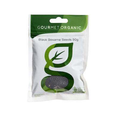 Gourmet Organic Herb Sesame Seeds Black 50g - QVM Vitamins™