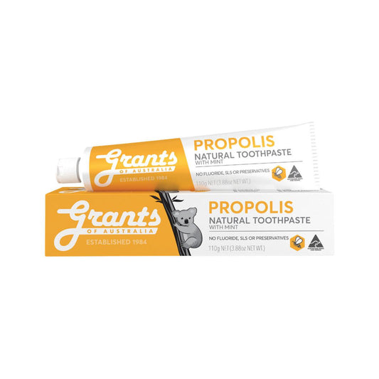Grants Natural Toothpaste Propolis with Mint 110g - QVM Vitamins™