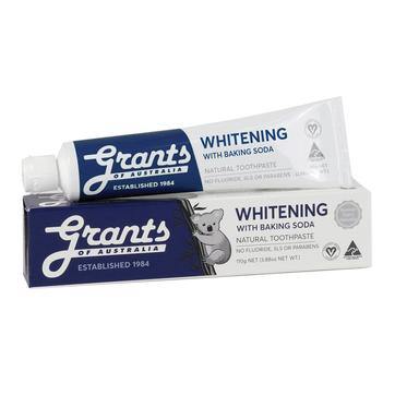 Grants Natural Toothpaste Whitening with Baking Soda 110g - QVM Vitamins™