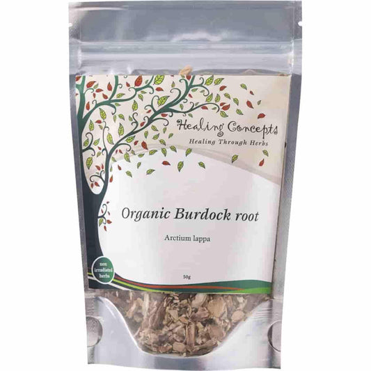 Healing Concepts Organic Burdock Root Tea 50g - QVM Vitamins™