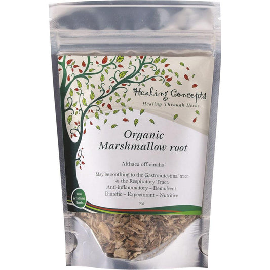Healing Concepts Organic Marshmallow Root Tea 50g - QVM Vitamins™