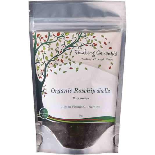 Healing Concepts Organic Rosehip Shells Tea 50g - QVM Vitamins™