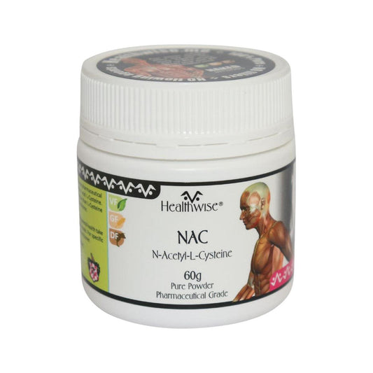 Healthwise NAC (N-Acetyl-L-Cysteine) 60g Powder - QVM Vitamins™