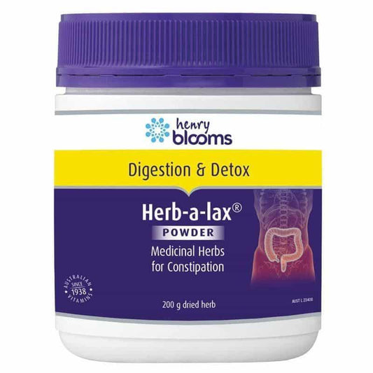 Henry Blooms Herb-a-lax Powder 200g - QVM Vitamins™