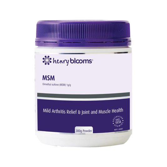 Henry Blooms MSM Powder 300g - QVM Vitamins™