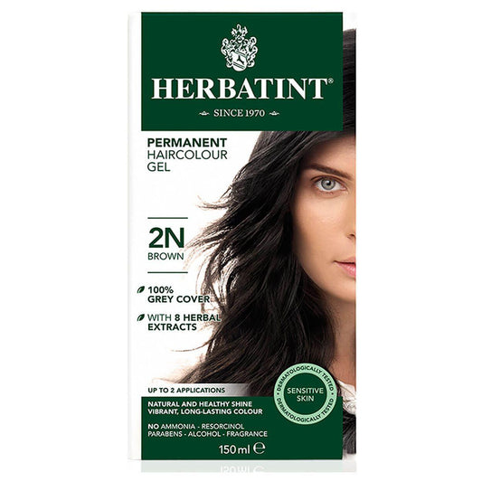 Herbatint Hair Colour 2N Brown 150ml - QVM Vitamins™