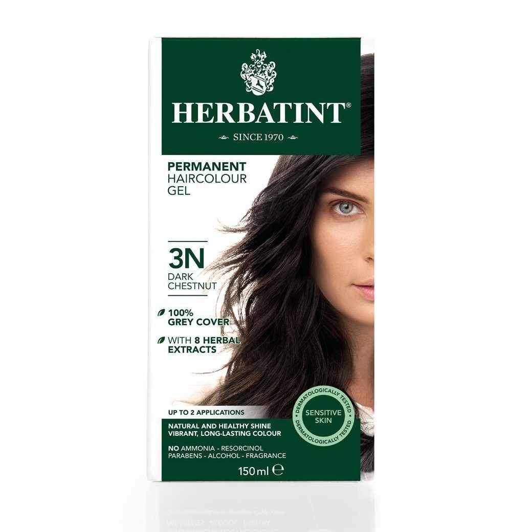 Herbatint Hair Colour 3N Dark Chestnut 150ml - QVM Vitamins™