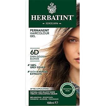 Herbatint Hair Colour 6D Dark Golden Blonde 150ml - QVM Vitamins™