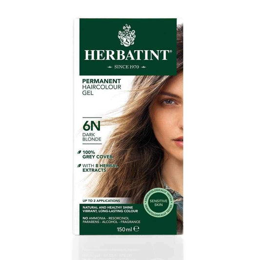 Herbatint Hair Colour 6N Dark Blonde 150ml - QVM Vitamins™