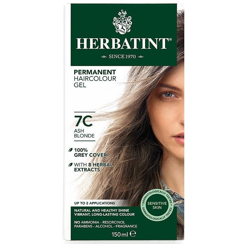 Herbatint Hair Colour 7C Ash Blonde 150ml - QVM Vitamins™