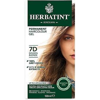 Herbatint Hair Colour 7D Golden Blonde 150ml - QVM Vitamins™