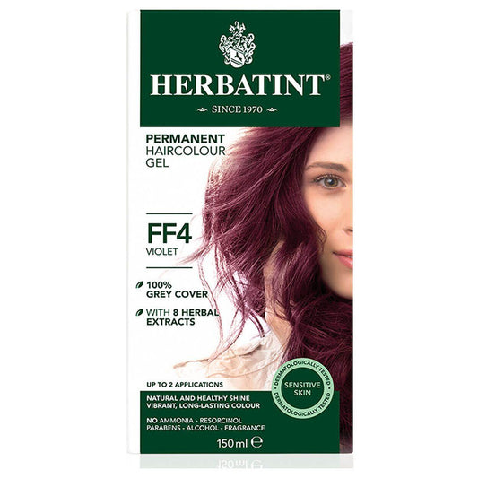 Herbatint Hair Colour FF4 Flash Fashion Violet 150ml - QVM Vitamins™