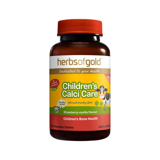 Herbs of Gold Children's Calci Care 60 Tablets - QVM Vitamins™