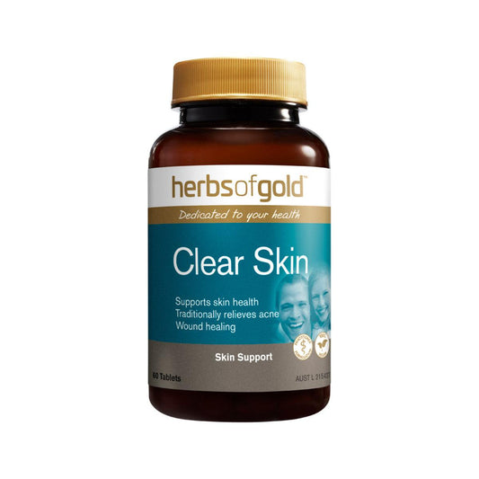 Herbs of Gold Clear Skin 60 Tablets - QVM Vitamins™