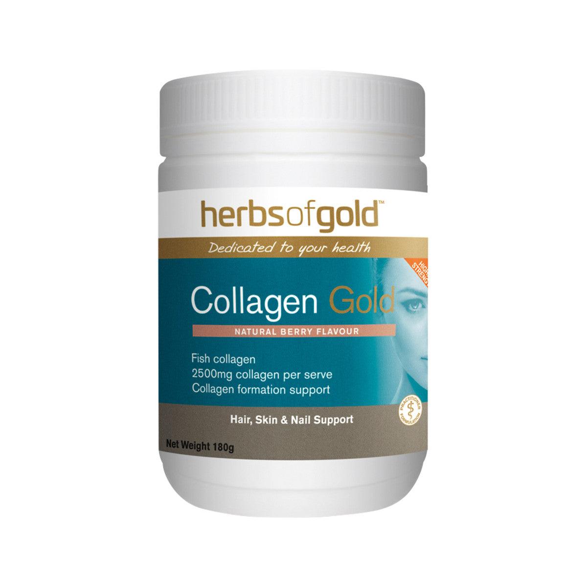 Herbs of Gold Collagen Gold 180g - QVM Vitamins™