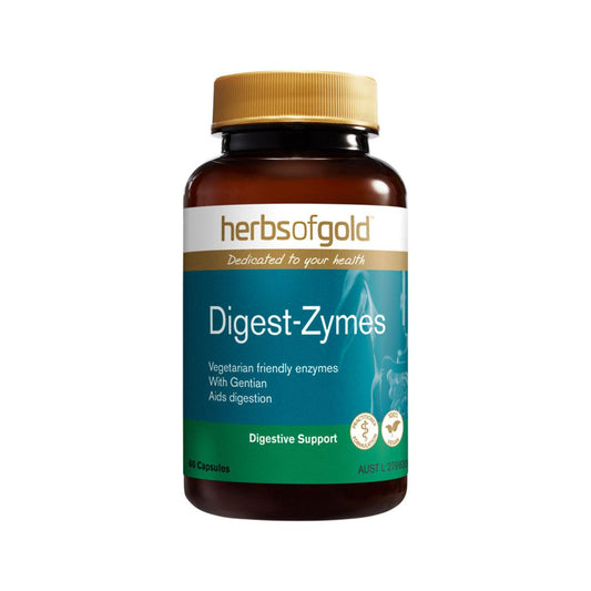 Herbs of Gold Digest-Zymes 60 Capsules - QVM Vitamins™