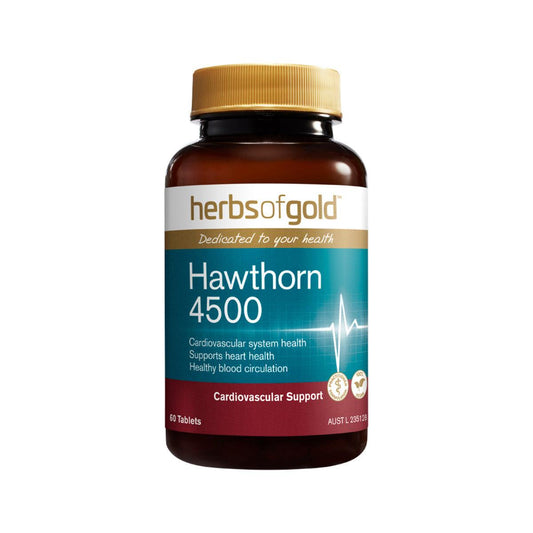 Herbs of Gold Hawthorn 4500 60 Tablets - QVM Vitamins™
