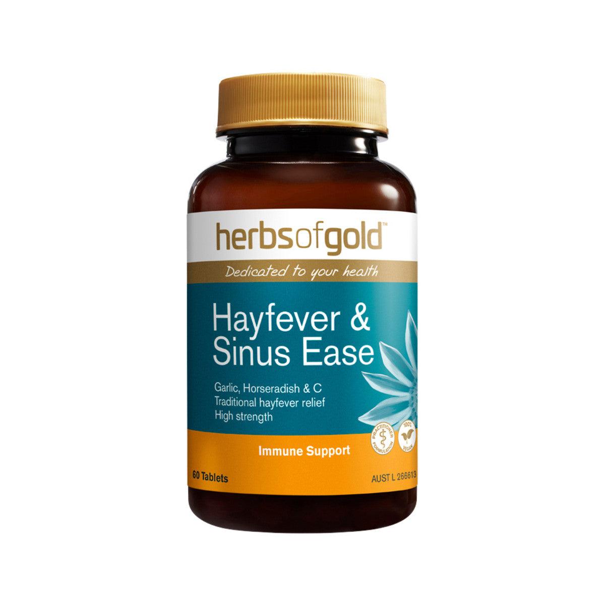 Herbs of Gold Hayfever and Sinus Ease 60 Tablets - QVM Vitamins™