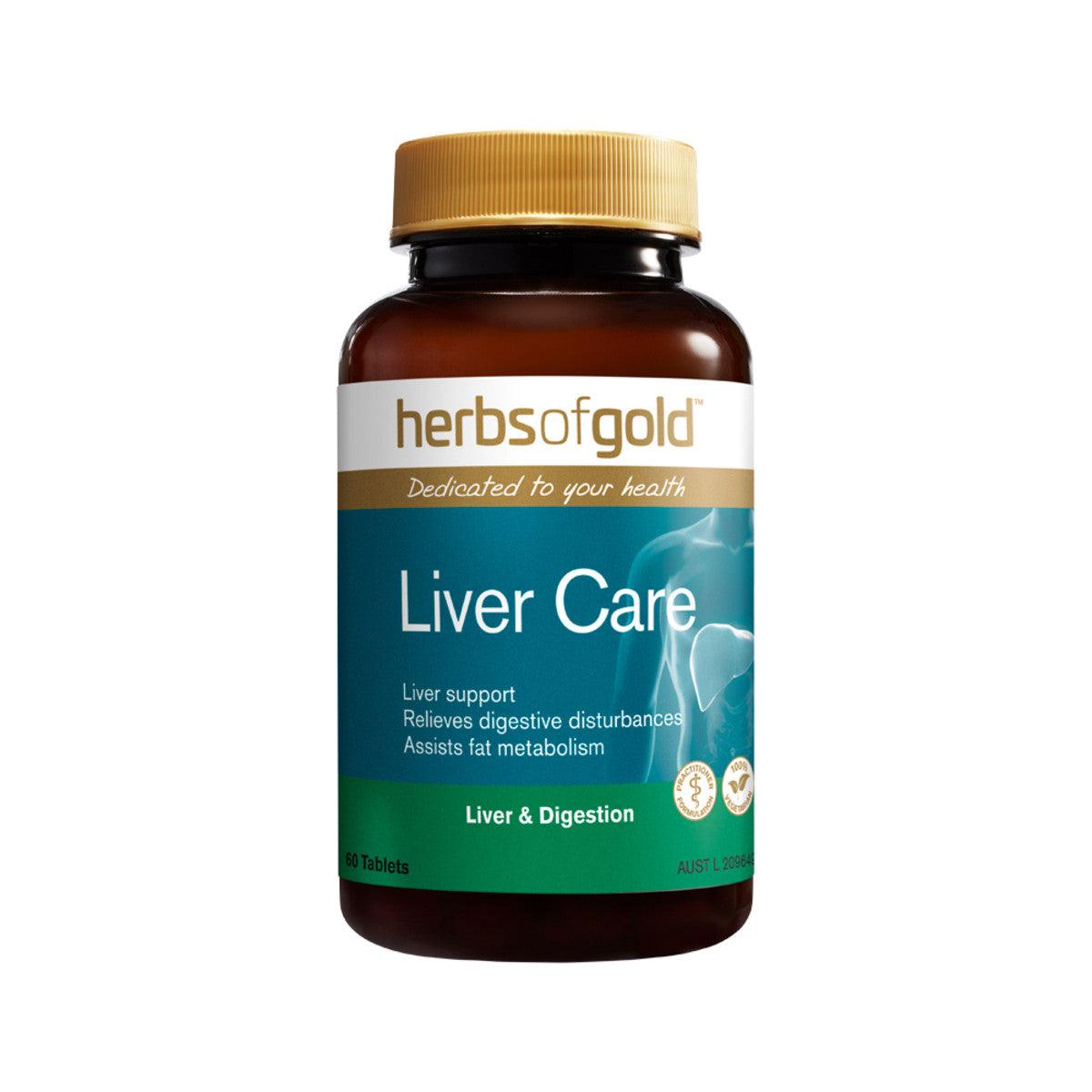 Herbs of Gold Liver Care 60 Tablets - QVM Vitamins™