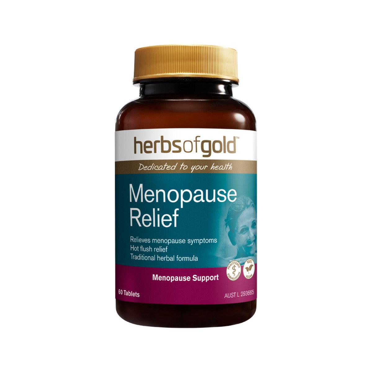 Herbs of Gold Menopause Relief 60 Tablets - QVM Vitamins™