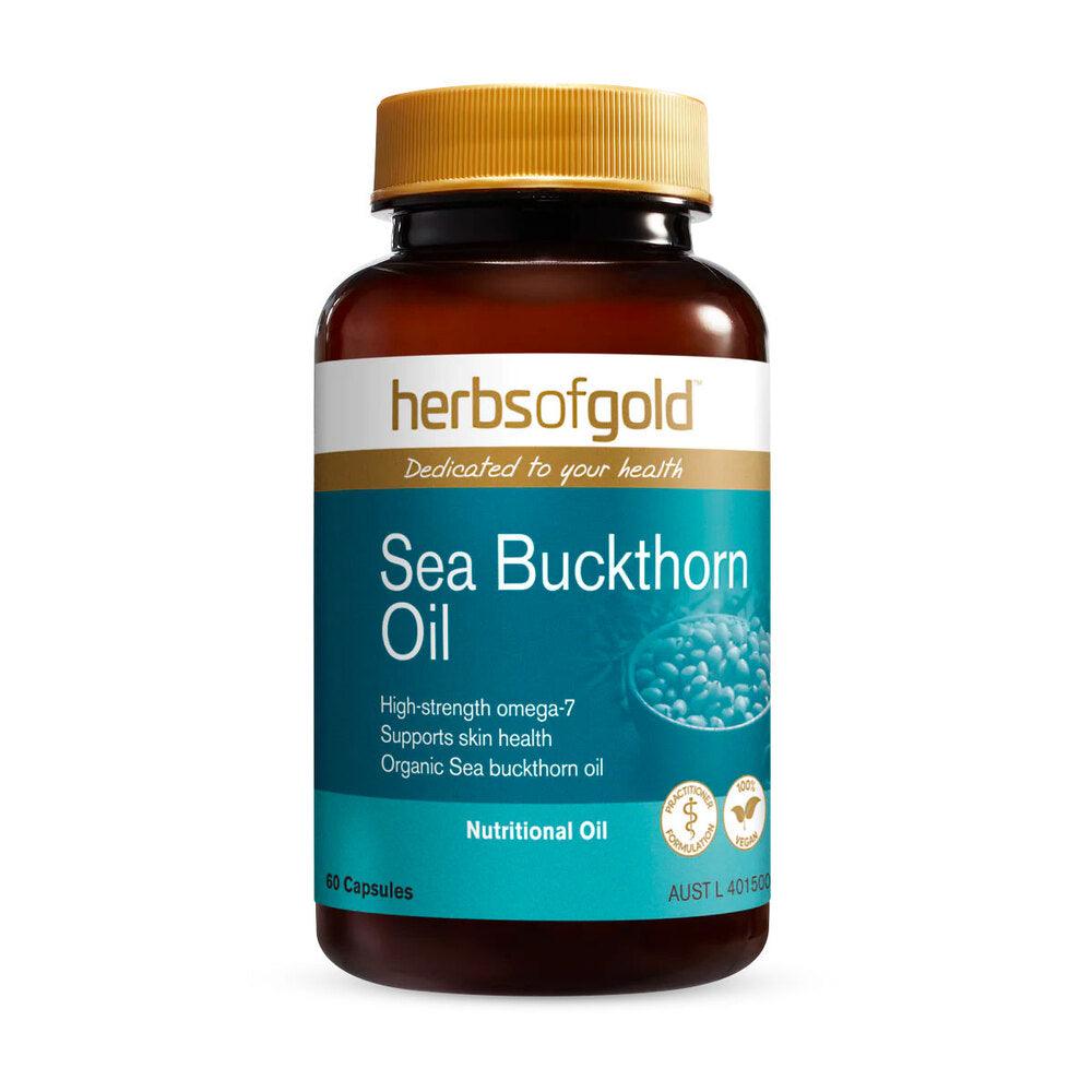 Herbs of Gold Sea Buckthorn Oil 60 Capsules - QVM Vitamins™