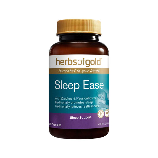 Herbs of Gold Sleep Ease 60 Capsules - QVM Vitamins™