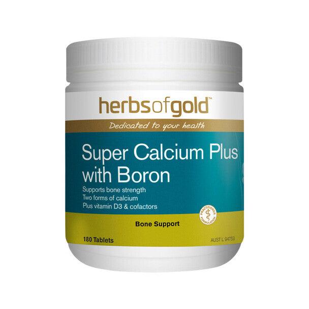 Herbs of Gold Super Calcium Plus with Boron 180 Tablets - QVM Vitamins™