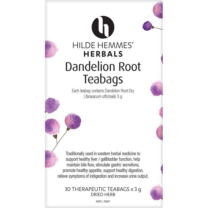 Hilde Hemmes Herbal's Dandelion Root x 30 Tea Bags - QVM Vitamins™