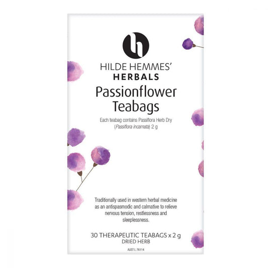 Hilde Hemmes Herbal's Passionflower x 30 Tea Bags - QVM Vitamins™